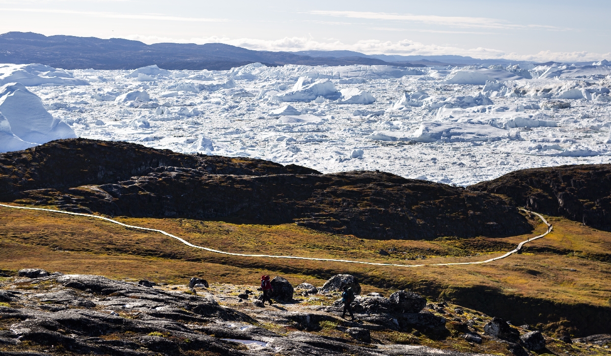 Sentier de randonnée le long de l'Icefjord à Ilulissat
