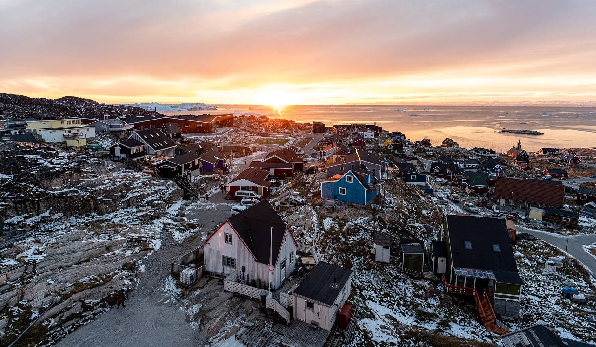 Coucher de soleil sur Ilulissat