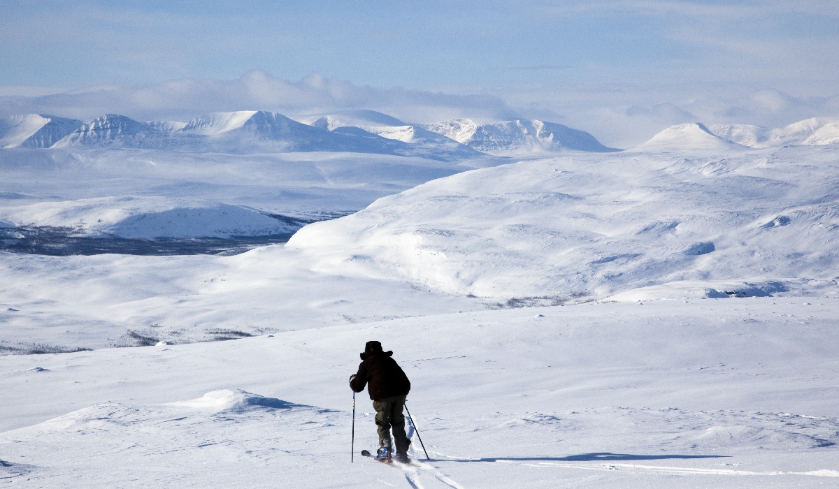 Excursion à ski à Kilpisjarvi en Laponie finlandaise