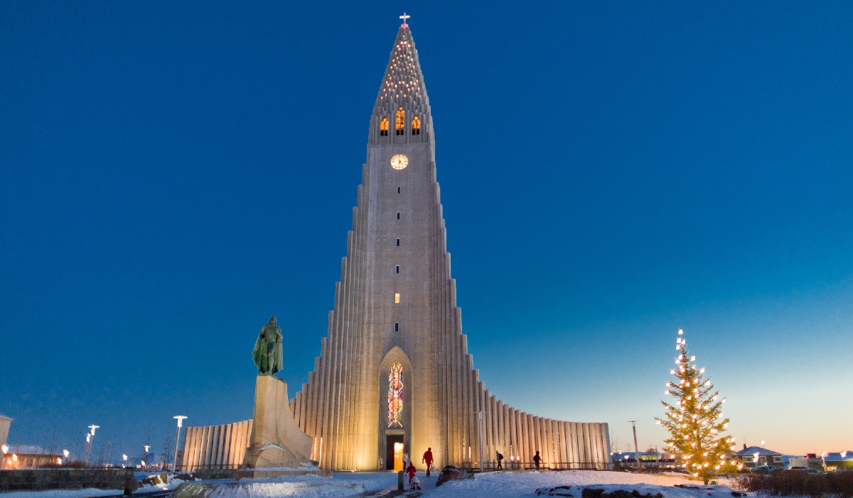 Cathédrale luthérienne à Reykjavik